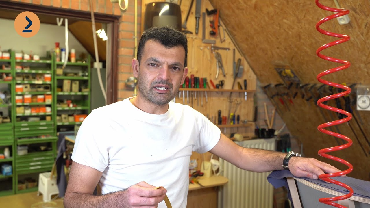 In 5 stappen en stoel stofferen