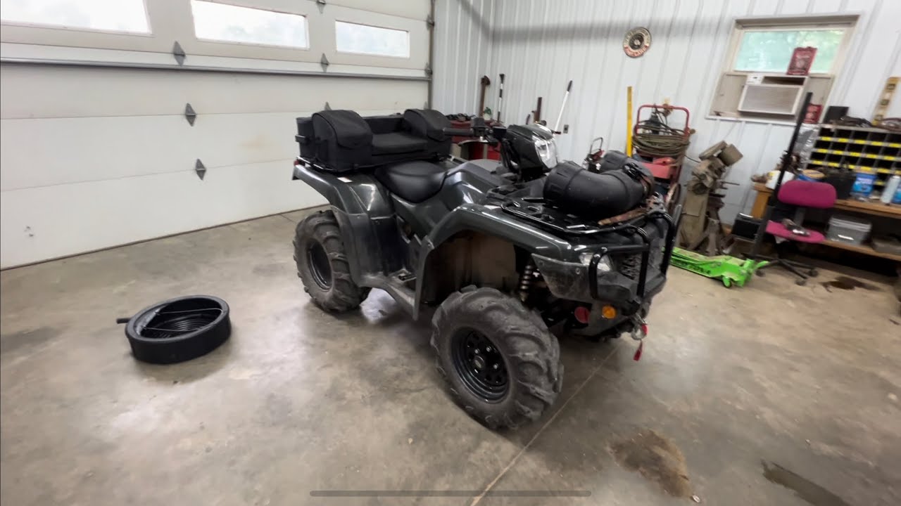 Замена масла Honda Foreman 520