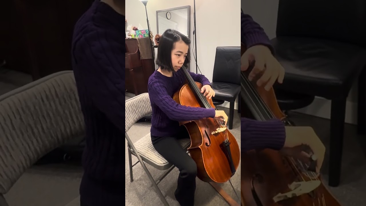 Nora’s thumb position practice recording￼￼￼🎈