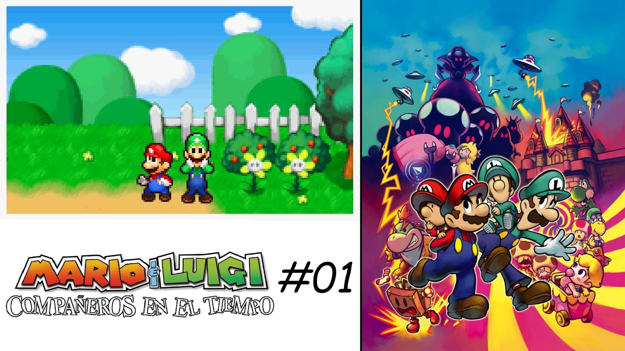 EMPIEZA LA AVENTURA TEMPORAL | Mario y Luigi: Compañeros en el tiempo #01 #marioyluigi #walkthrough