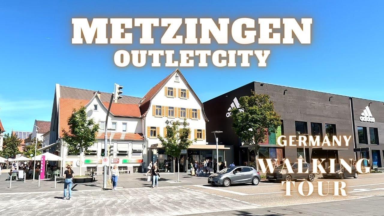 4K METZINGEN OUTLETCITY WALKING TOUR | GERMANY 🇩🇪
