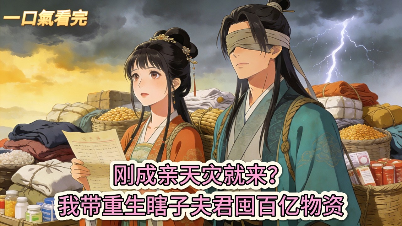 完结小说💕《繼叔吞家產？我反手搬空他全家》刚成亲天灾就来？我带重生瞎子夫君囤百亿物资#推文 #小说 #悠悠书屋