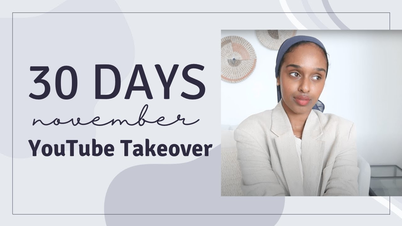 30 Days of YouTube Announcement | Dr Amina Yonis