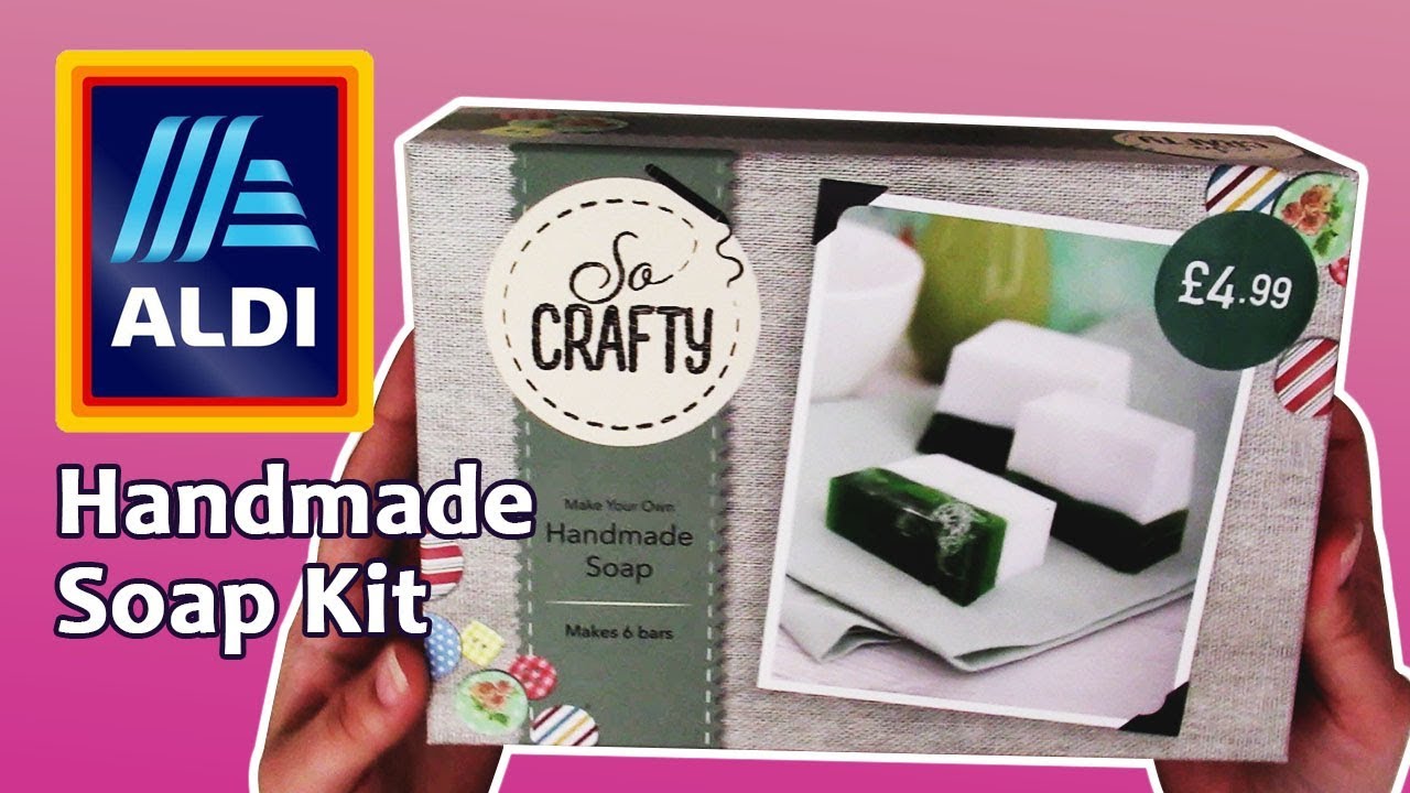 Handmade Soap Kit Aldi | Aldi So Crafty Soap | Green Tea Soap