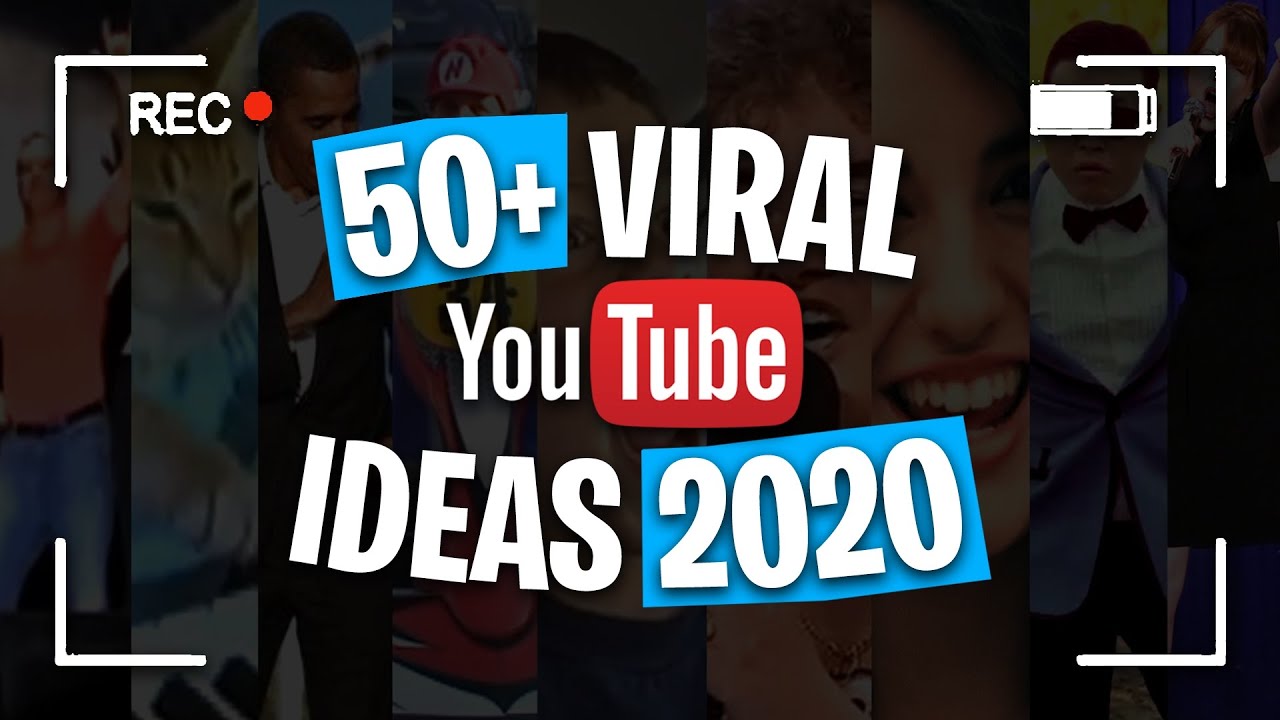 50 Youtube Video Ideas YOU NEED TO KNOW