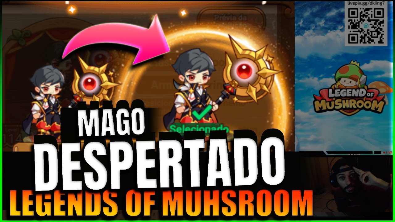 DESPERTA DE MAGO | Legends of Mushroom | FICOU MUITO ROUBADO O DANO