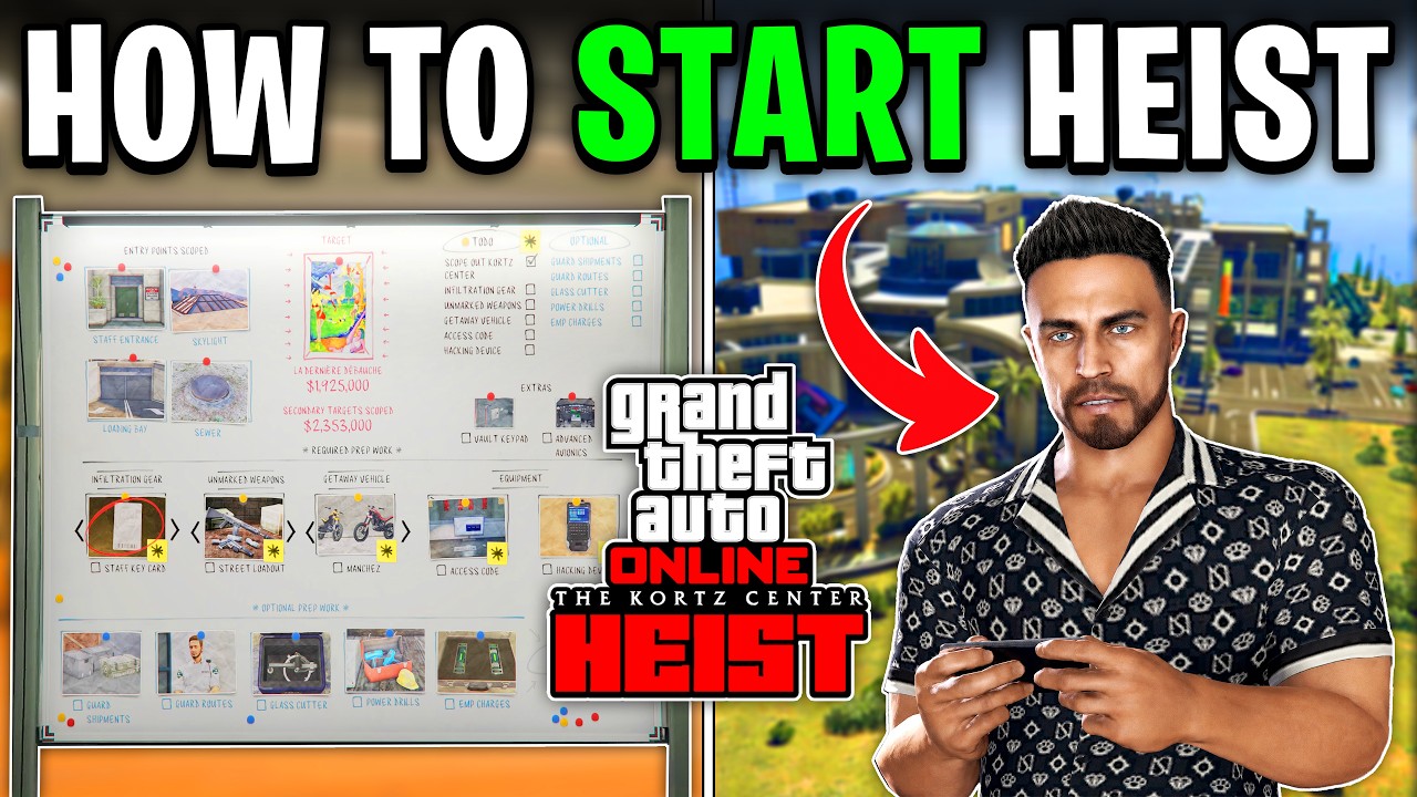 GTA Online: How To Start The Kortz Center Heist (Kortz Center Heist Guide)