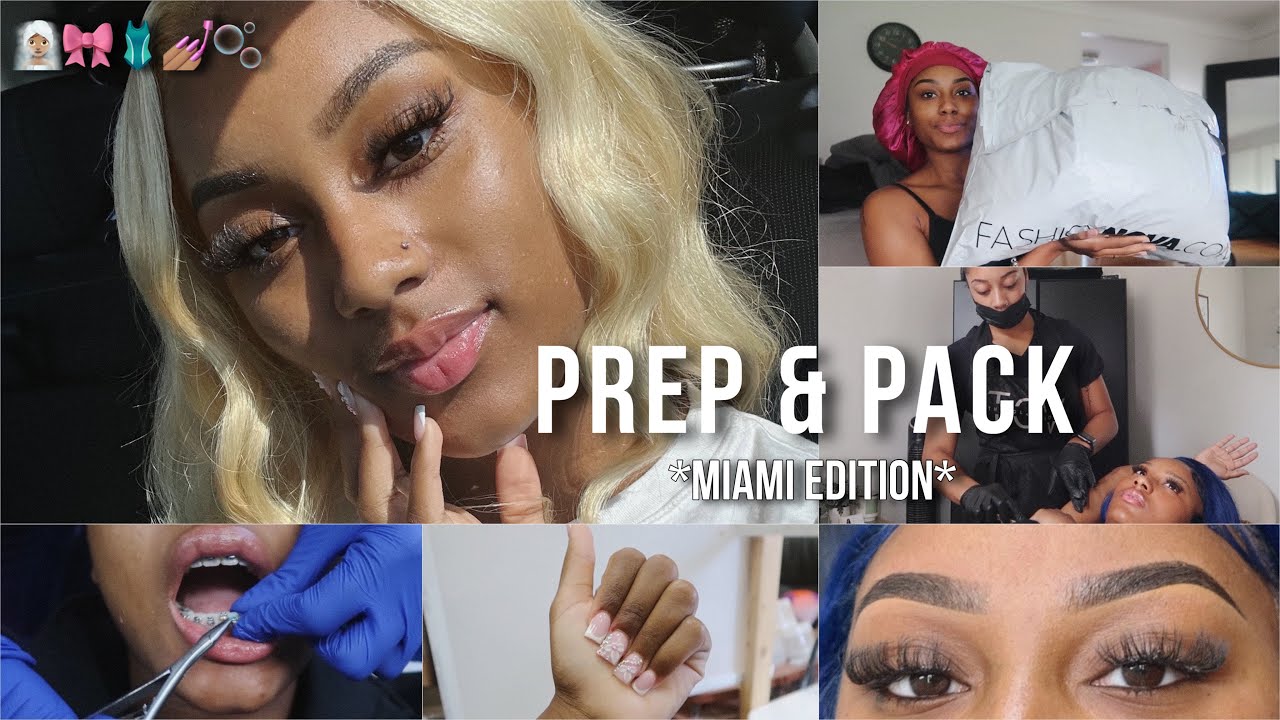 Maintenance Vlog | Prep + Pack With Me For Miami! | Semaj Lesley