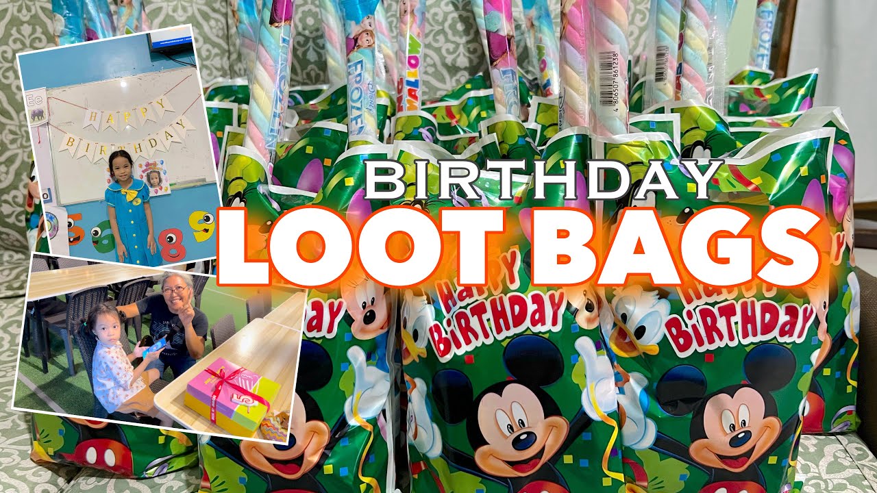 PREPARING BIRTHDAY LOOT BAGS l 5TH BIRTHDAY BASH l FoodPH Atbp