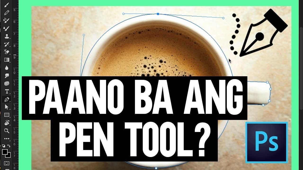 How to use the Pen Tool in Photoshop (Tagalog Tutorial)