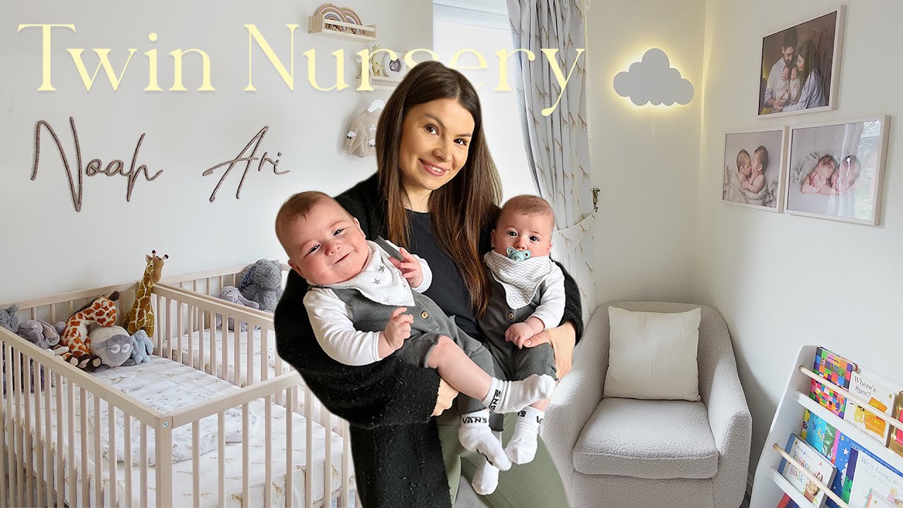 Twin Nursery Reveal & Tour | Neutral, Safari Theme