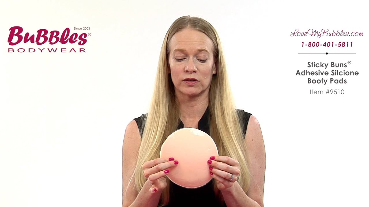 Bubbles' Sticky Buns Adhesive Silicone Booty Pads
