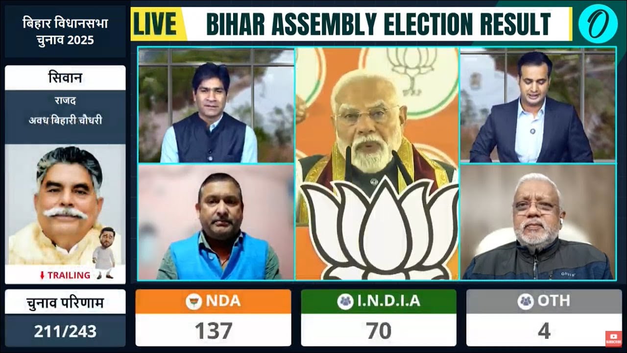 Bihar Election Result 2025 LIVE:Which party Will Form The Government in Bihar&ndash;NDA or Mahagathbandhan