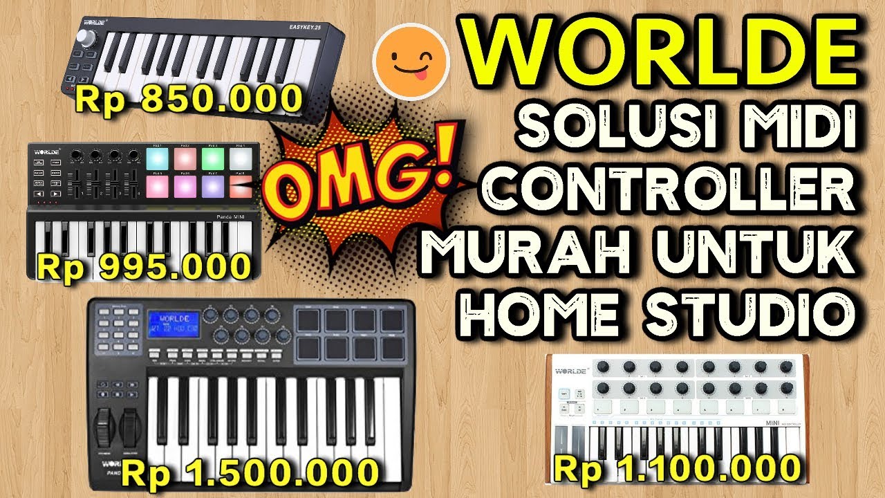 WORLDE Solusi MIDI Controller MURAH untuk Home Studio