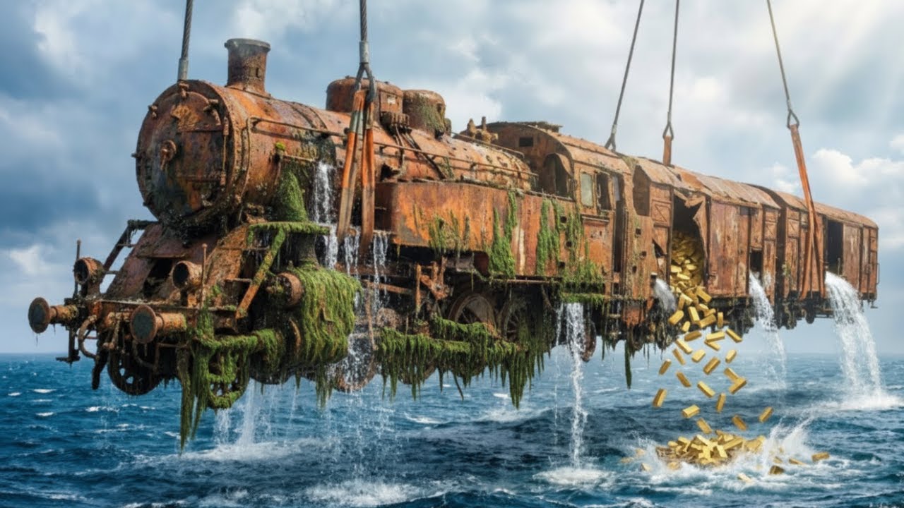 alvaging WWII Treasure Ship Carrying 60 Tons of Gold, Buried for a Century Beneath the Ocean Floor