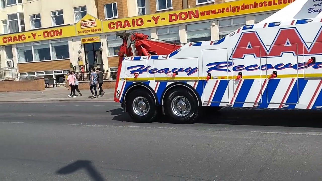 Blackpool Promenade - Jordan Banks Convoy - 1 year Anniversary of local boys passing 11/05/22