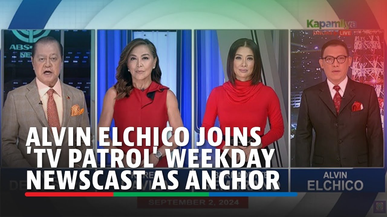 Alvin Elchico joins 'TV Patrol' weekday newscast as anchor | ABS-CBN News