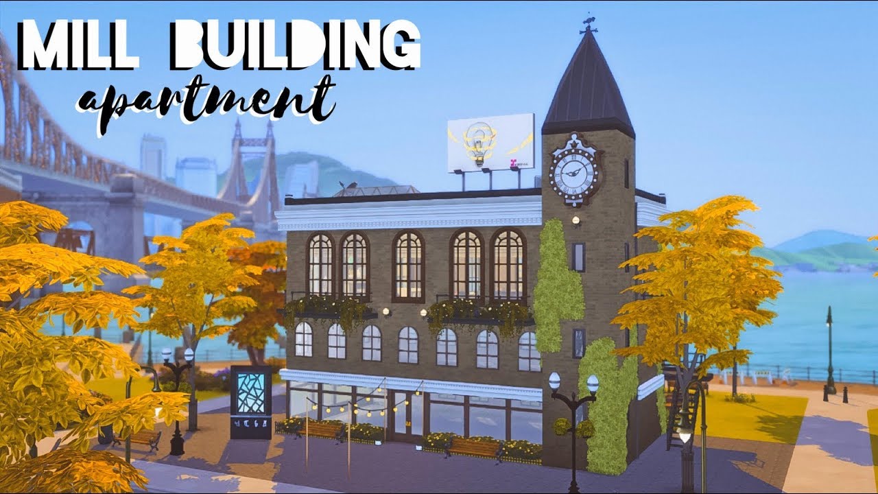 Mill Building Apartment 🏙 // Sims 4 Speed Build