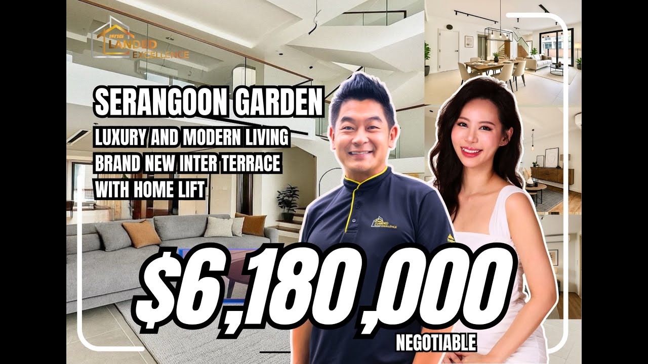 Brand New Modern Inter-terrace in Serangoon Garden