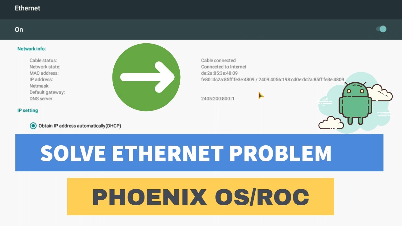 How to solve Ethernet Problem in Phoenix OS/ROC || 100% working||