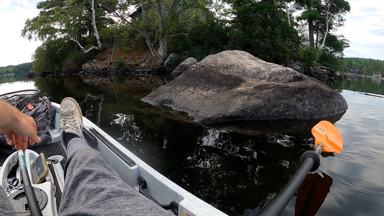 Kayak Tournament Practice at Bow Lake, NH (NHKF 2022)