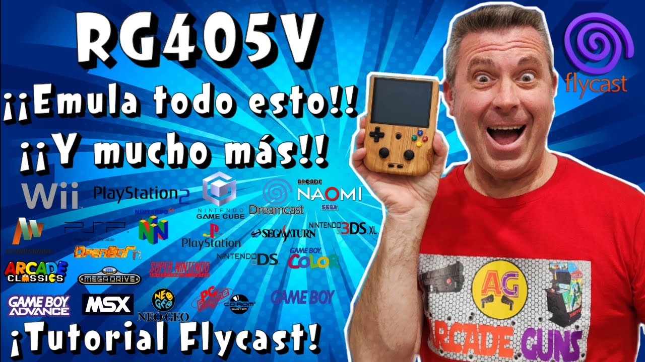 RG405V Una PS2 portátil con forma de Game Boy - La bestia Emuladora