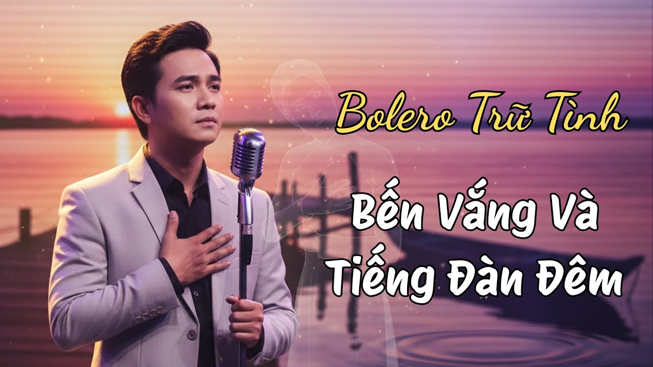 Bến Vắng Và Tiếng Đàn Đêm - #bolero Trữ Tình Nam - Nhạc Buồn Tâm Sự Luyến Láy #nhacbuon #nhacvang