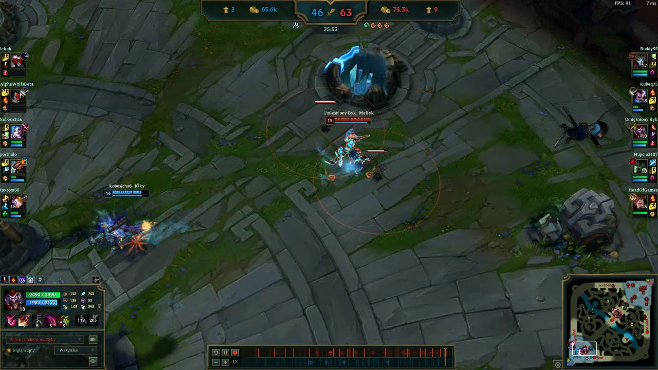 Shaco hardest combo ever