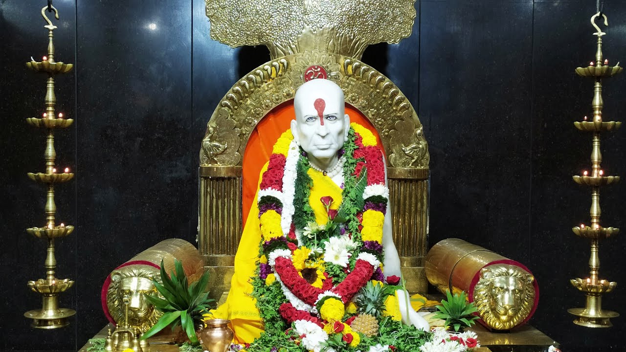 🔴 Live | श्री स्वामी समर्थ आरती 🙏 Siolim Math Darshan | Powerful Morning Aarti | Swami Samarth