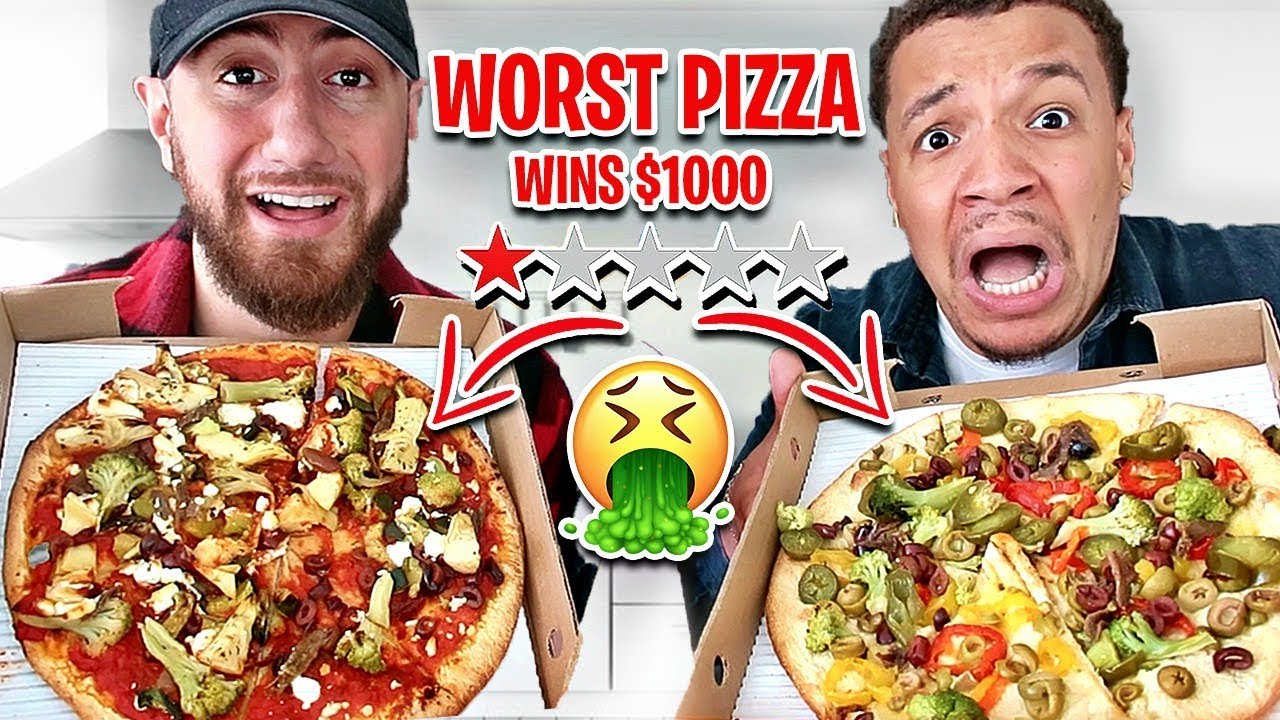 Whoever Orders The WORST Pizza - Wins $1000 (FT CHADWITHAJ)