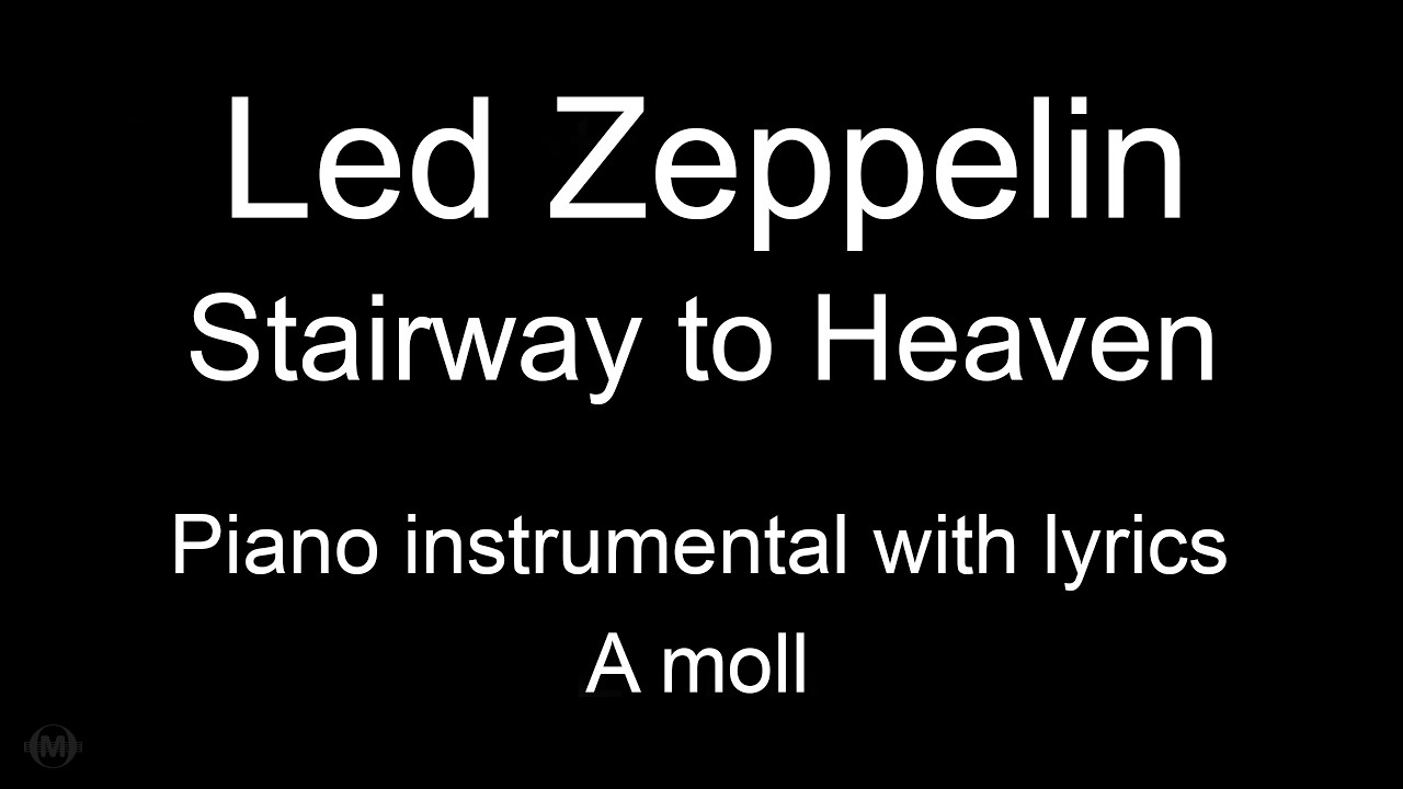 Stairway to Heaven - Led Zeppelin (piano KARAOKE)