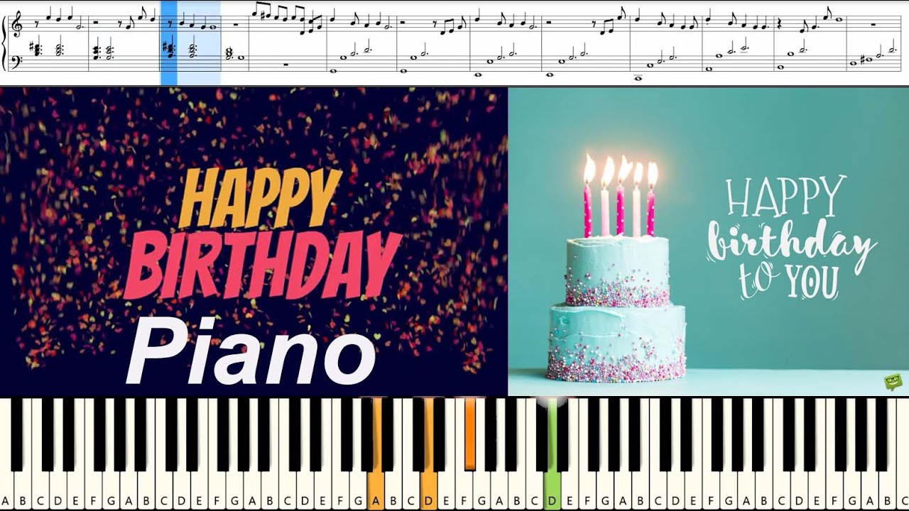 [EazyPiano] Happy Birthday To You - Happy Birthday Songs : Piano Cover & Tutorial | แฮปปี้เบิร์ดเดย์