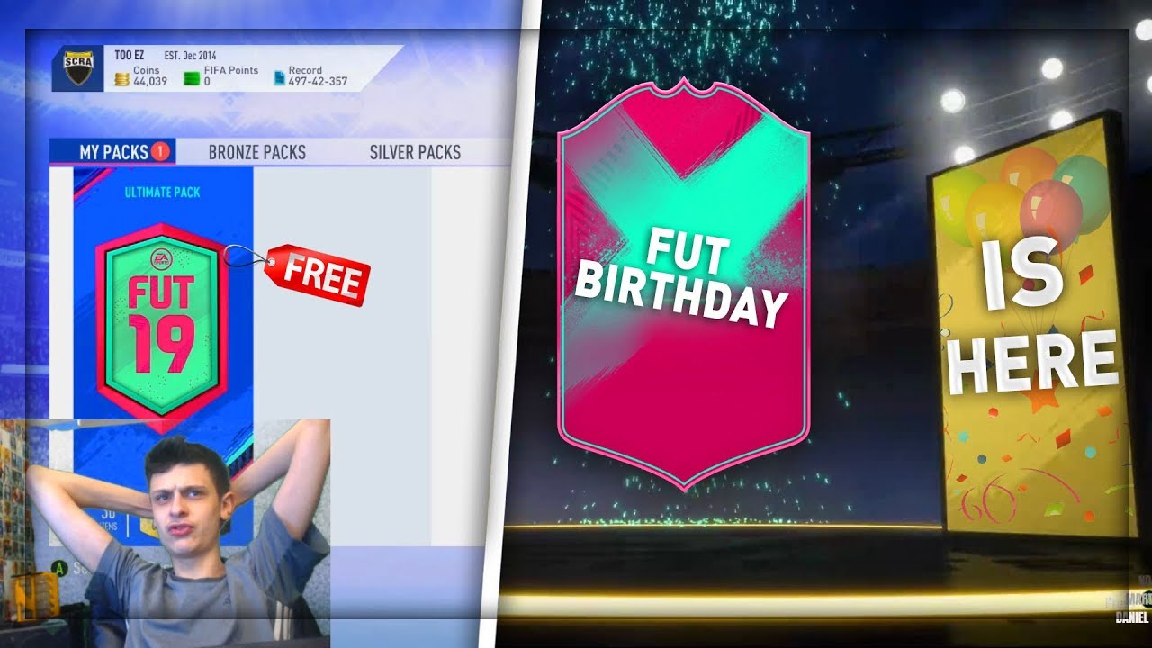 FUT BIRTHDAY IS HERE!! *FREE ULTIMATE PACK* (FIFA 19)