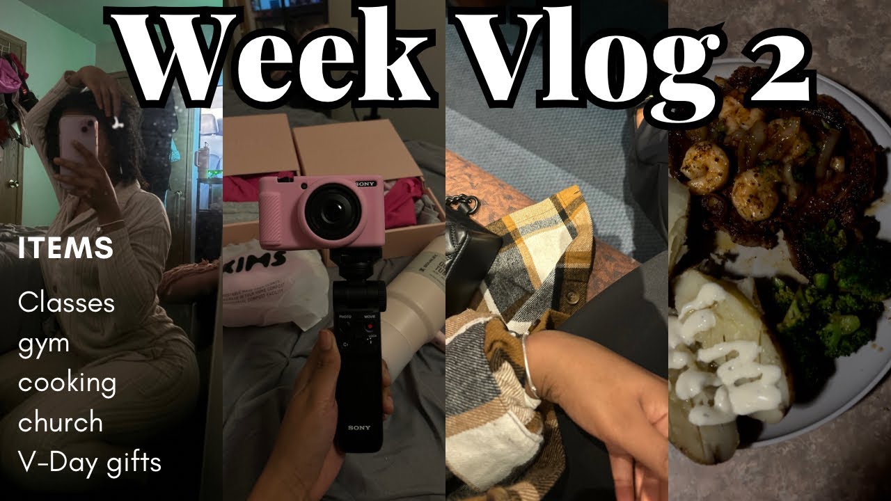 C♡LLEGE CHR♡NICLES: WEEKLY VLOG 2| dance practice, church & unboxing Sony Zv-1f w/ tripod