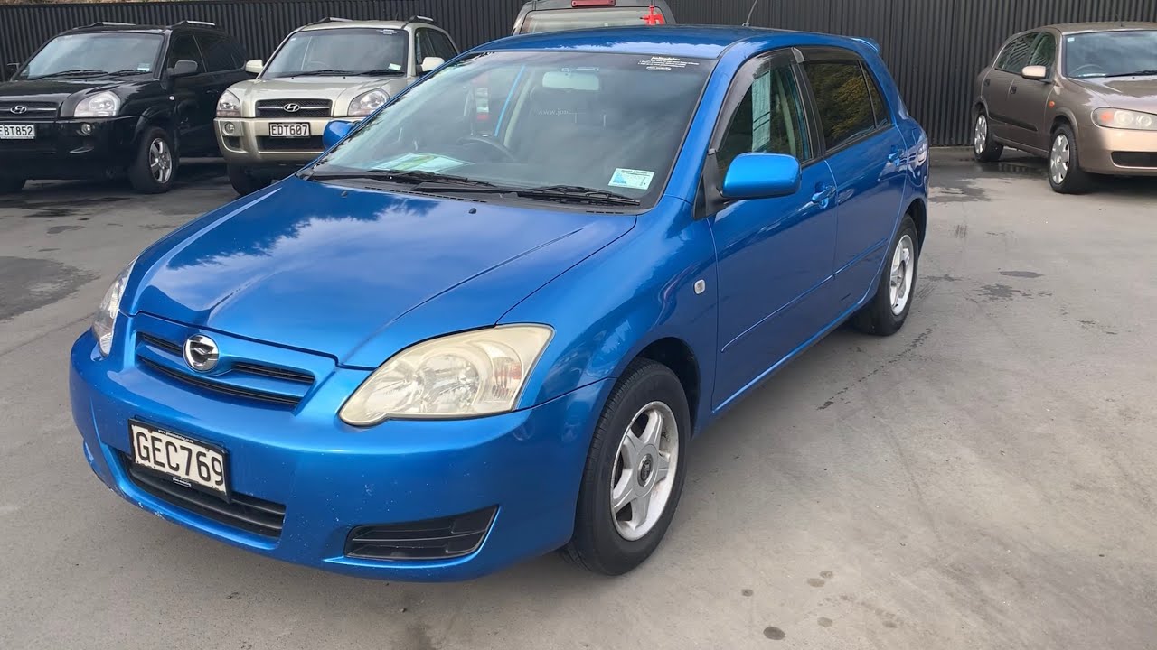 2005 Toyota Corolla RunX. REG: GEC769