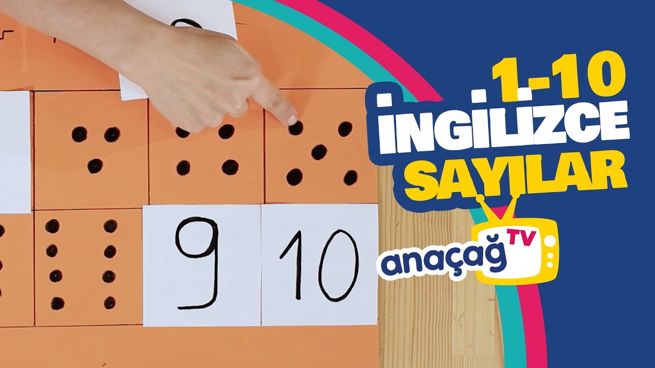 1-10 İNGİLİZCE SAYILAR  / İngilizce dersi / ANAÇAĞ TV