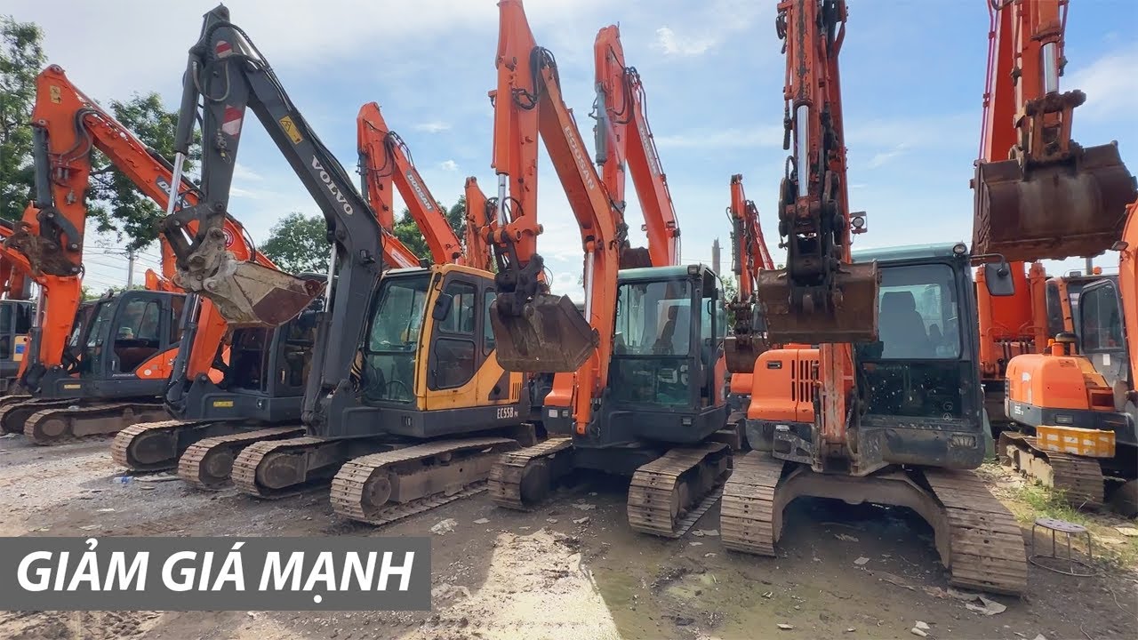 Tuyển Tập Những Mẫu Máy Xúc DOOSAN DX55 Hiếm Có Khó Tìm Đã Xuất Hiện Trở Lại