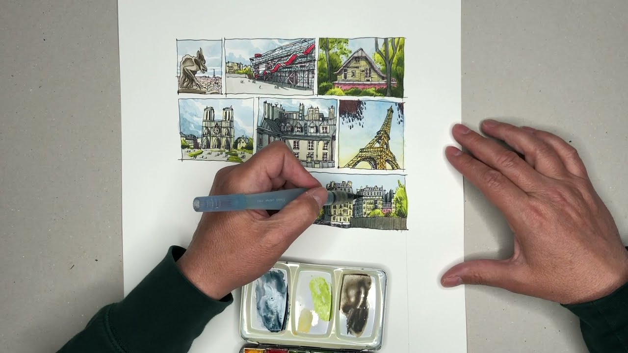 Drawing a Paris report 1