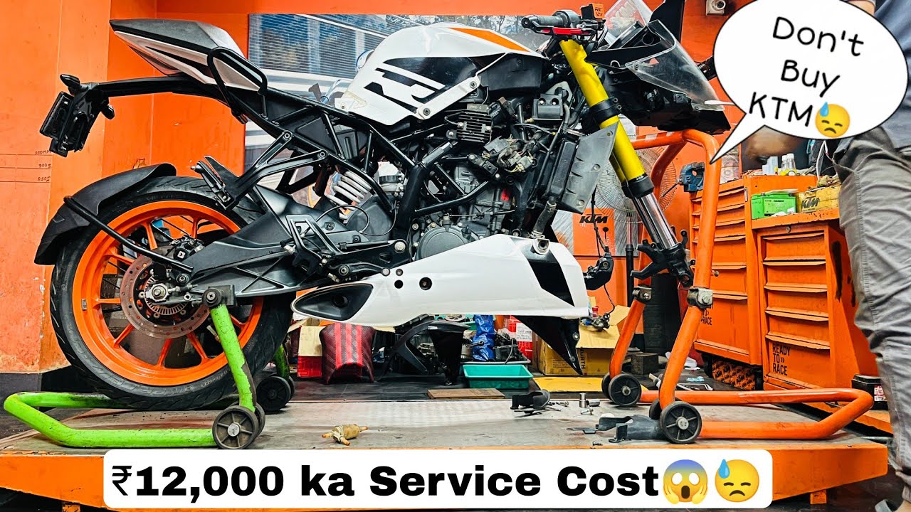 KTM RC 125 Service Cost in 11,000km || High Maintenance || Don't Buy KTM Bikes 😓