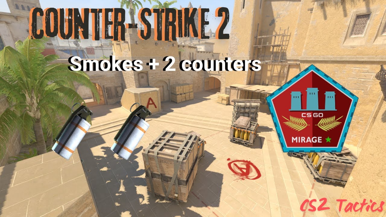 Smokes Mirage / Plus 2 Counters (CS2) 2024