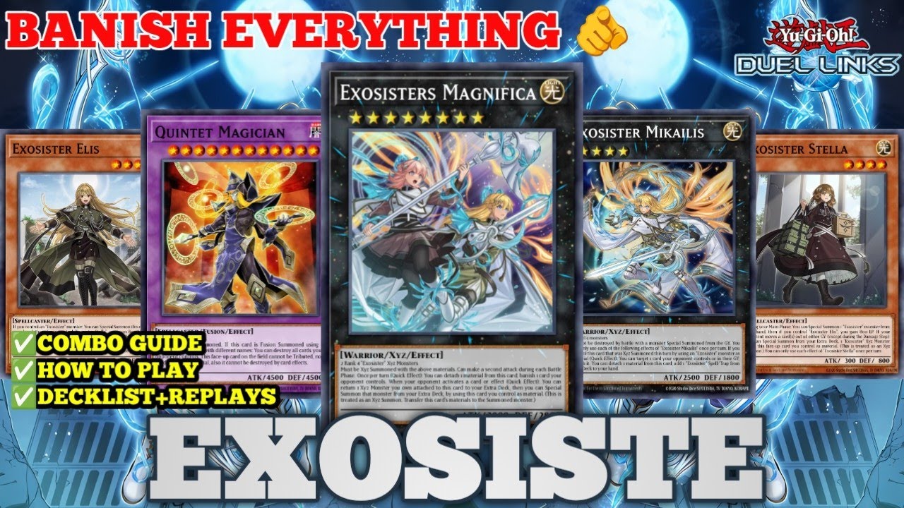 [EXOSISTER] WITH YUMA SKILL BANISH EVERYTHING Best Way To Play(Combo Guide & Replays)IN YU-GI-OH DL.