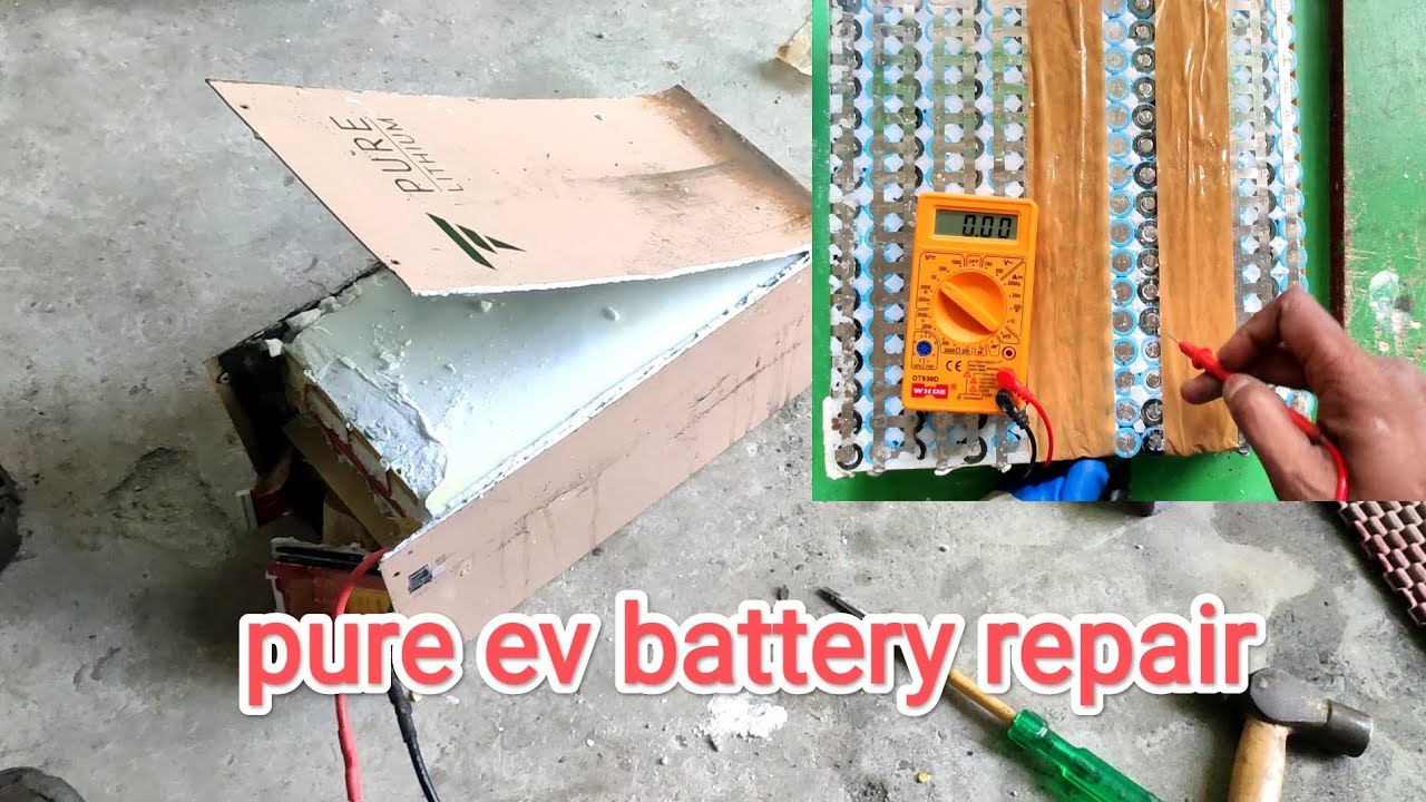 Pure ev || Pure lithium battery repair details vidio