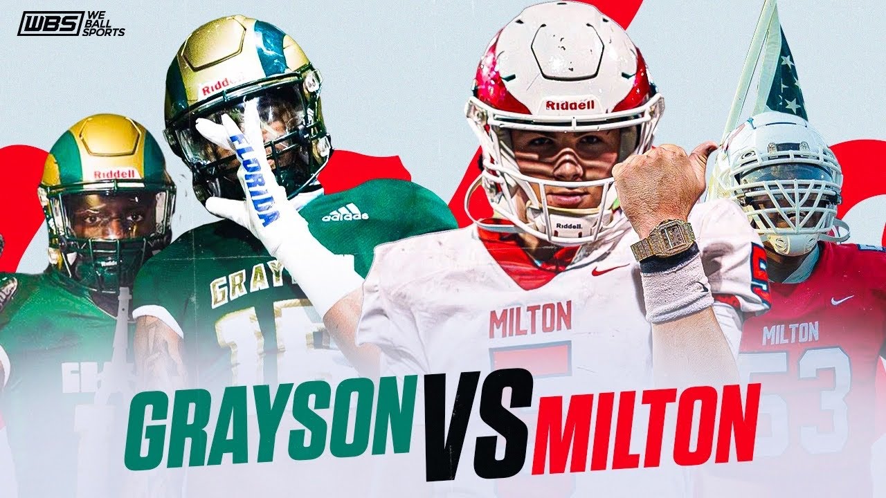 INTENSE SHOWDOWN!!! | #4 Grayson (GA) vs #10 Milton (GA) GHSA 7A SEMI-FINALS | Full Game Highlights
