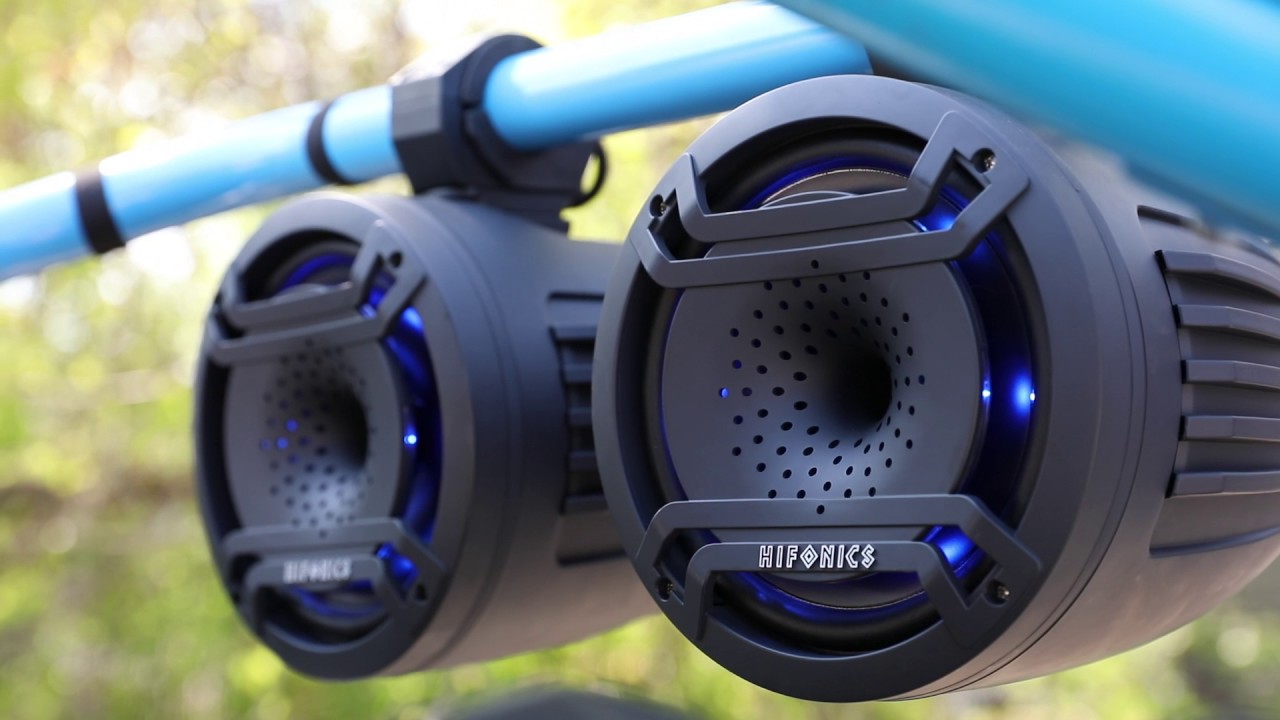Cam Am Maverick with Hifonics THOR Compression Horns and 10 Speaker Sound Bar