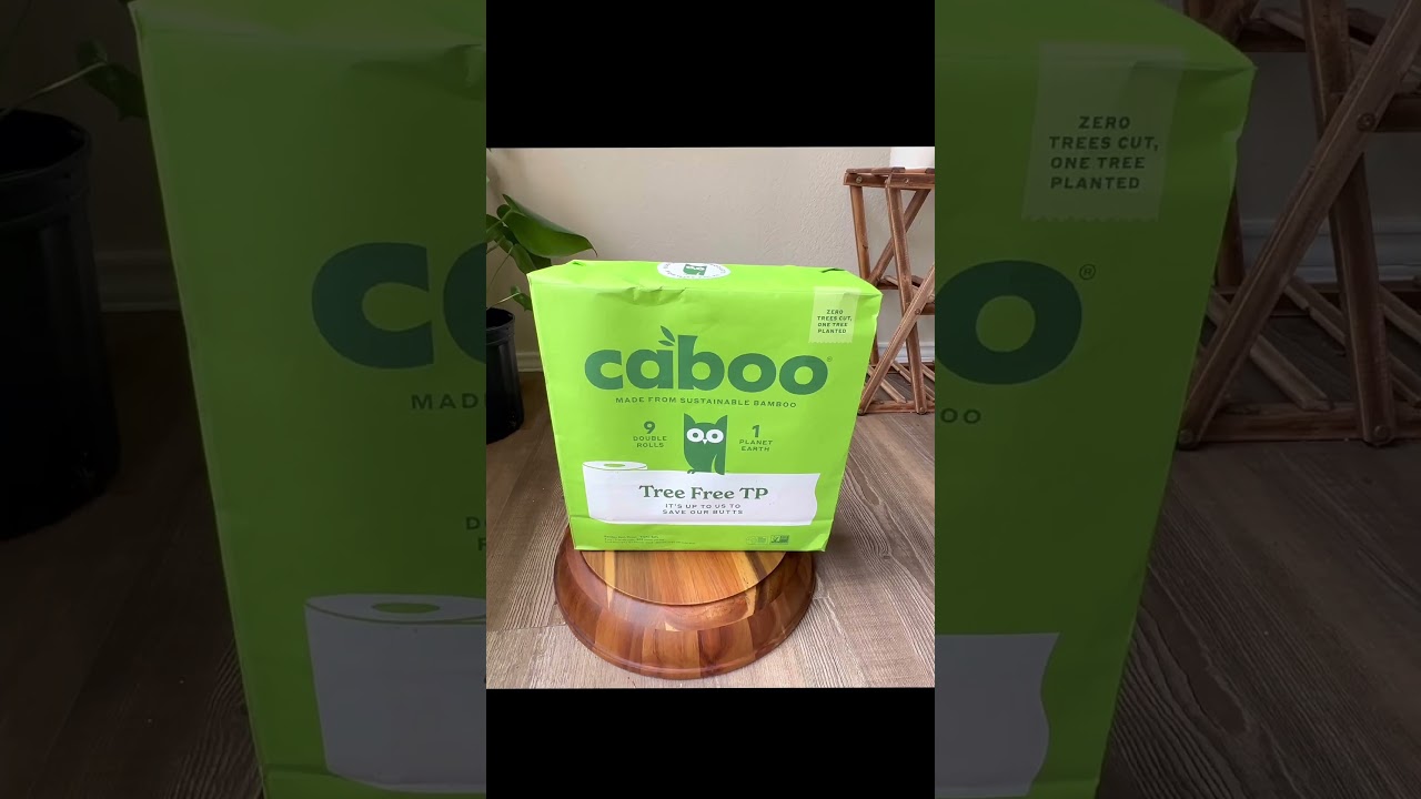 Caboo toilet paper is strong, soft, and better for the environment  🌎🚽 #Caboo #Freethetree