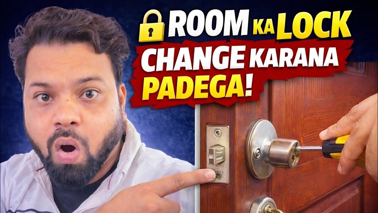 ||●Room Ka Lock Change Karana Hi Padega! | Sachai 😨|#vlog #dailyvlog #reels @Imkran01 @souravjvlogs 