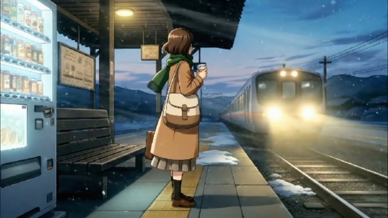 The Last Train Home in Early Winter | A quiet evening train ride after a long day