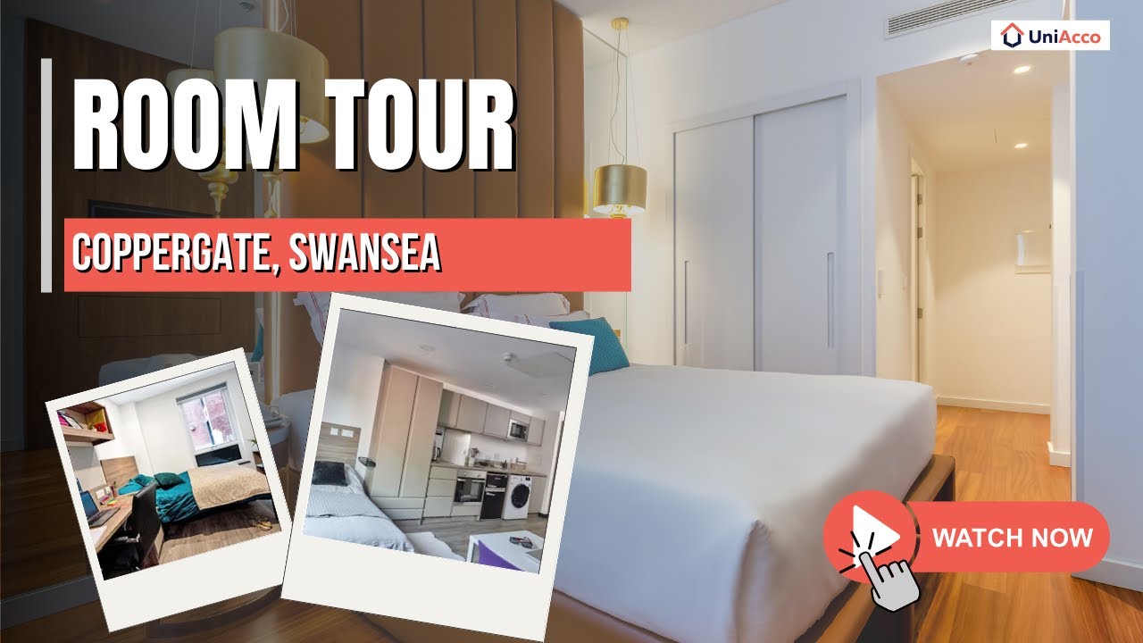 Coppergate Swansea Room Tour 🎓 | Stylish Student Accommodation Near Swansea University!