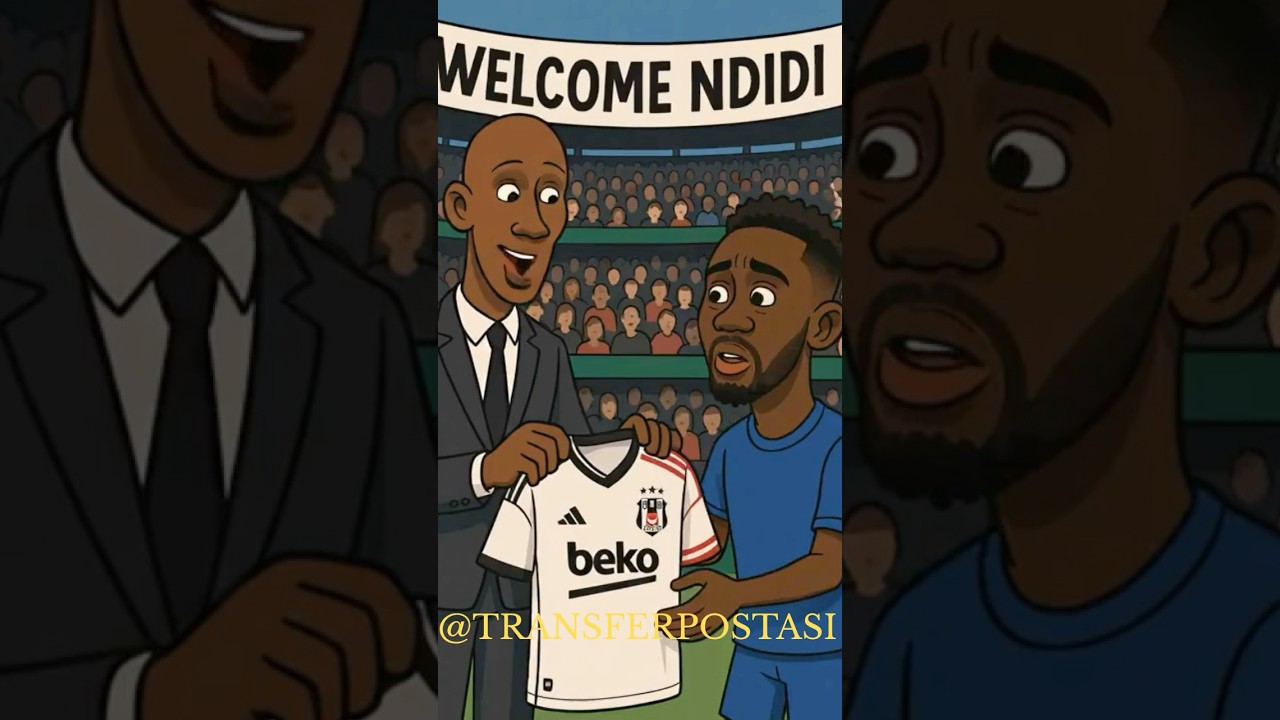 Atiba Hutchinson Beşiktaş'ın Yeni Transferi Wilfred Ndidi'ye Siyah-Beyaz Formasını Takdim Etti