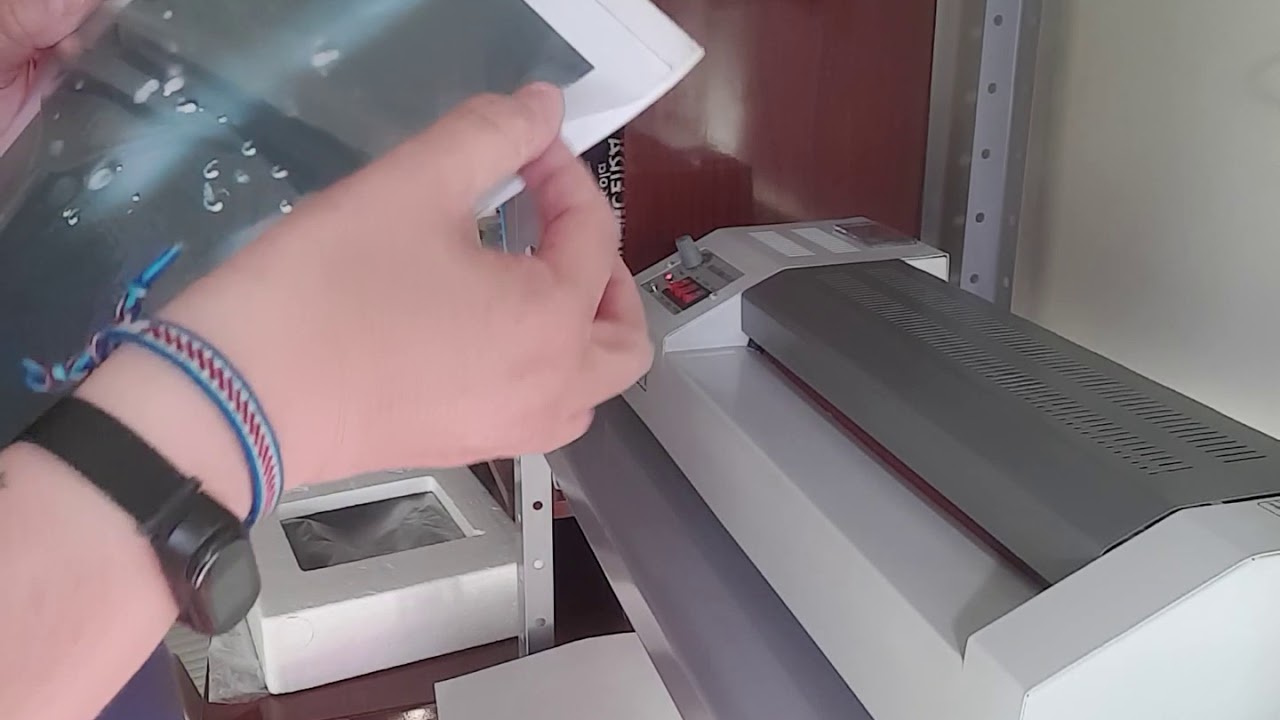 Como laminar papel fotografico com Bopp sem enrugar